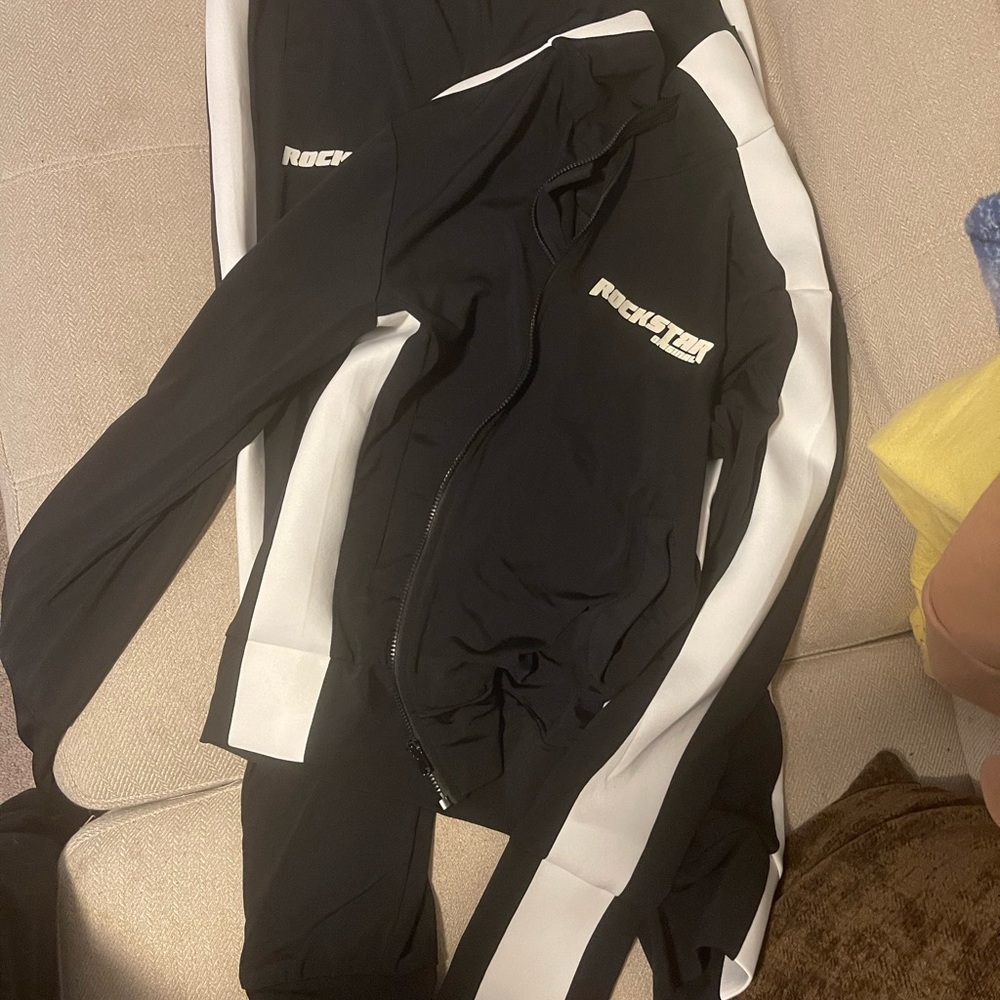 Rockstar pant and jacket set.